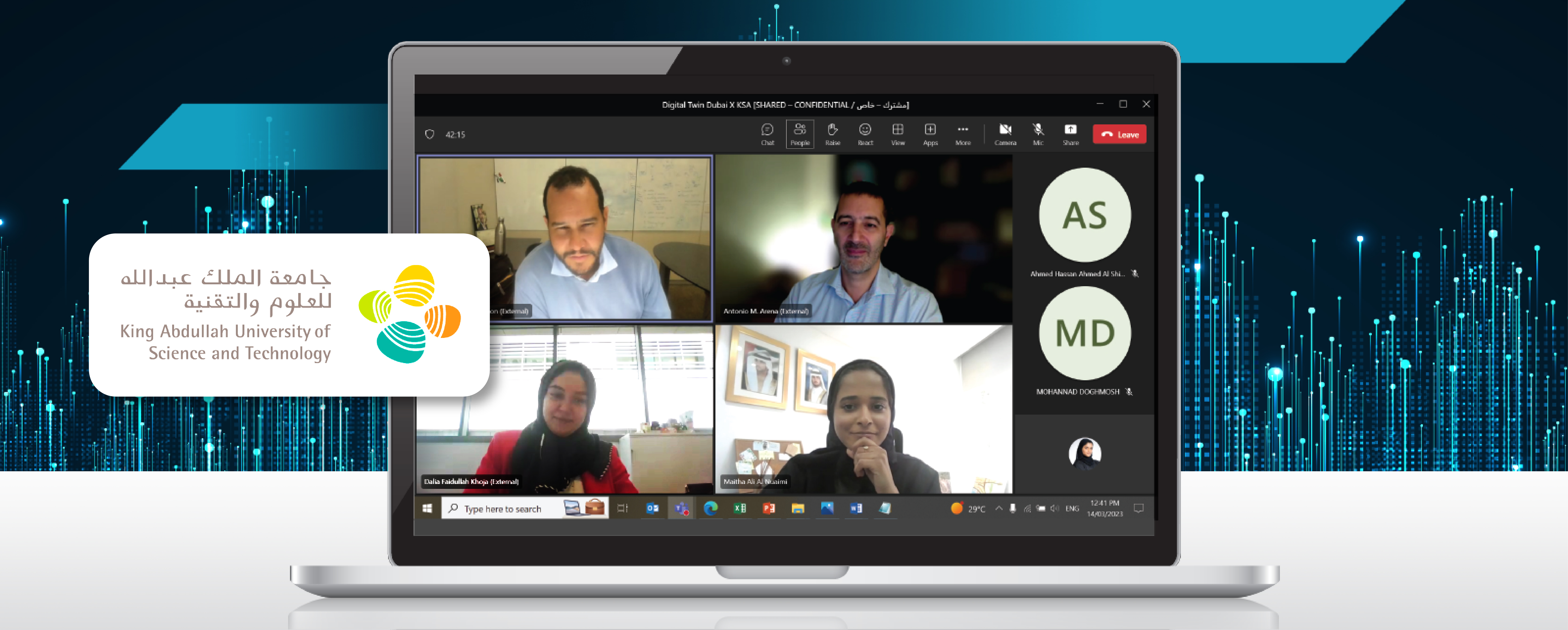 Online meeting with (KAUST)
