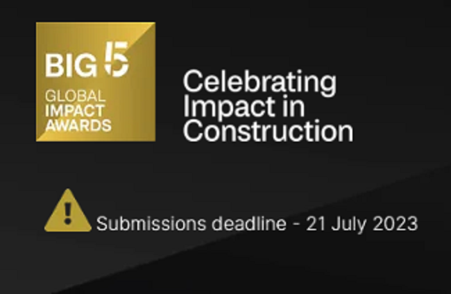 Big 5 Global Impact Awards- call to participate